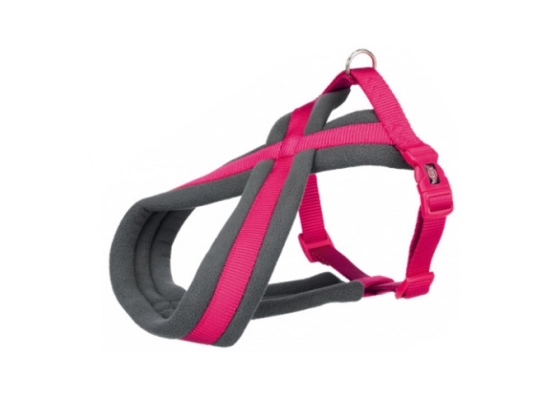 Фото - Trixie PREMIUM TOURING HARNESS шлея для собак, нейлон, фуксия амуниция Trixie PREMIUM TOURING HARNESS шлея для собак, нейлон, фуксия