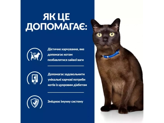 Фото - ветеринарные корма Hill's Prescription Diet m/d Diabetes/Weight Management корм для кошек с курицей