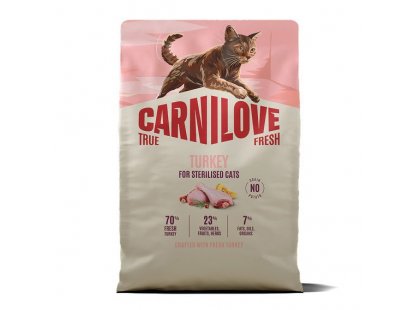 Фото - Carnilove True Fresh Sterilised Turkey сухой беззерновой корм для стерилизованных кошек ИНДЕЙКА сухой корм Carnilove True Fresh Sterilised Turkey сухой беззерновой корм для стерилизованных кошек ИНДЕЙКА