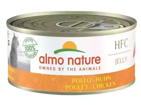 Фото - вологий корм (консерви) Almo Nature HFC JELLY CHICKEN консерви для кішок КУРКА, желе