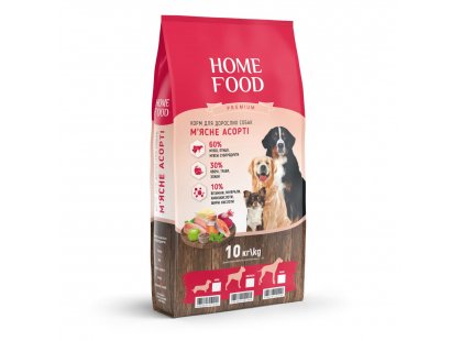 Фото - сухой корм Home Food (Хоум Фуд) Dog Adult Mini Meat Assorted полнорационный корм для собак мелких пород МЯСНОЕ АССОРТИ