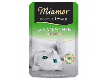 Фото - Miamor Ragout Royale Kaninchen беззерновой влажный корм для кошек КРОЛИК влажный корм (консервы) Miamor Ragout Royale Kaninchen беззерновой влажный корм для кошек КРОЛИК