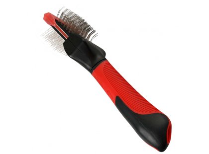 Фото - Flamingo (Фламінго) SOFT SLICKER BRUSH 2IN1 пуходерка слікер для собак малих та середніх порід, м'яка для вичісування Flamingo (Фламінго) SOFT SLICKER BRUSH 2IN1 пуходерка слікер для собак малих та середніх порід, м'яка