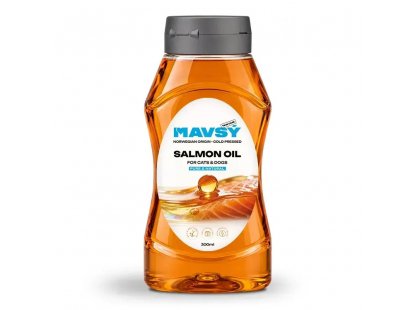 Фото - Mavsy Salmon Oil лососева олія для котів і собак харчові добавки Mavsy Salmon Oil лососева олія для котів і собак