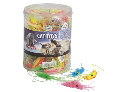 Фото - Flamingo PLASTIC SHRIMP іграшка для кішок, креветка латекс іграшки Flamingo PLASTIC SHRIMP іграшка для кішок, креветка латекс