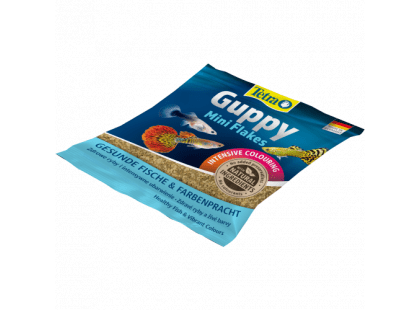 Фото 3 -  корм для риб Tetra Guppy Mini Flakes Корм для рибок гуппі, пластівці