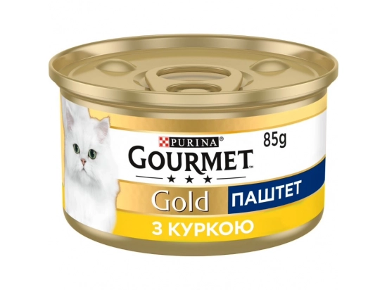 Фото - вологий корм (консерви) Gourmet Gold (Гурме Голд) - мус з курки (паштет)