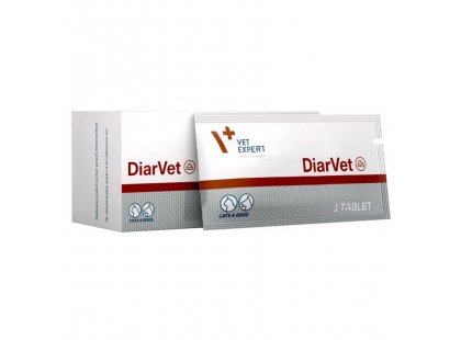 Фото - VetExpert DiarVet таблетки для лікування діареї у котів та собак для шлунково-кишкового тракту (ЖКТ) VetExpert DiarVet таблетки для лікування діареї у котів та собак