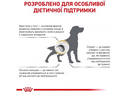 Фото 8 -  ветеринарные корма Royal Canin URINARY S/O (УРИНАРИ) сухой лечебный корм для собак