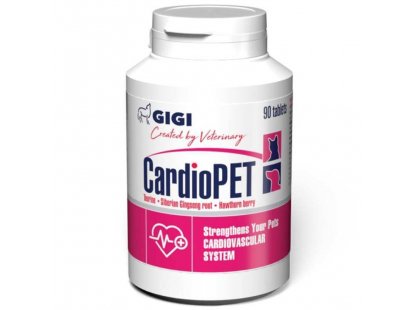 Фото 2 -  кардіологічні препарати Gigi CardioPET харчова добавка для зміцнення серцево-судинної системи для собак і котів