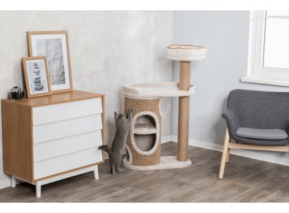 Фото 4 -  дряпалки, з будиночками Trixie FALCO (ФАЛКО) будиночок- дряпалка для котів (44416)