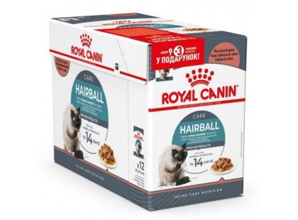 Фото - влажный корм (консервы) Royal Canin HAIRBALL CARE in GRAVY влажный корм для кошек