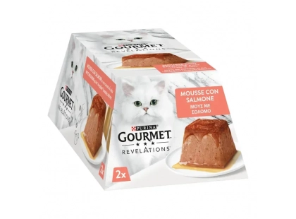 Фото - Gourmet Revelations Salmon влажный корм для кошек, мусс ЛОСОСЬ влажный корм (консервы) Gourmet Revelations Salmon влажный корм для кошек, мусс ЛОСОСЬ