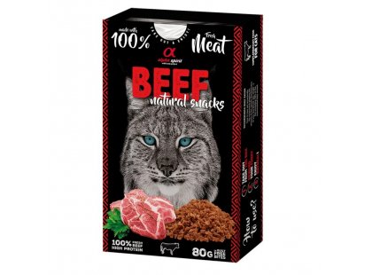 Фото - Alpha Spirit Natural Snacks Beef ласощі для котів ЯЛОВИЧИНА ласощі Alpha Spirit Natural Snacks Beef ласощі для котів ЯЛОВИЧИНА