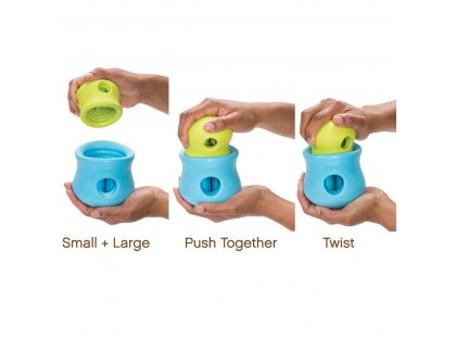 Фото 5 -  игрушки West Paw Toppl Tangerine игрушка для собак Топпл, оранжевый