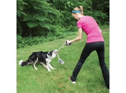 Фото 2 -  іграшки PetSafe Grip and Tug іграшка для собак КАНАТ І ПЕТЛЯ