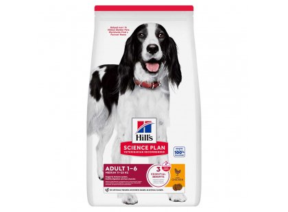 Фото - Hill's Science Plan Fitness ADULT MEDIUM корм для собак средних пород С КУРИЦЕЙ сухой корм Hill's Science Plan Fitness ADULT MEDIUM корм для собак средних пород С КУРИЦЕЙ