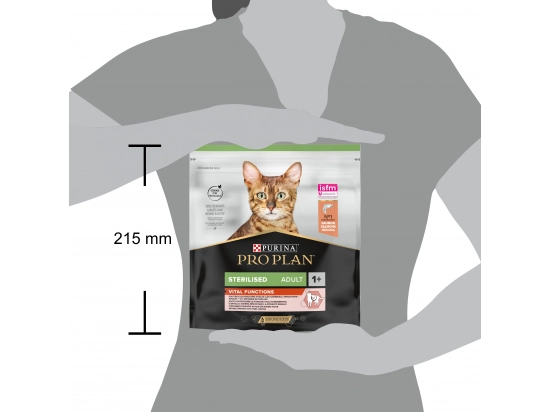 Фото - сухий корм Purina Pro Plan (Пуріна Про План) Adult Sterilised Vital Functions Salmon сухий корм для стерилізованих котів ЛОСОСЬ