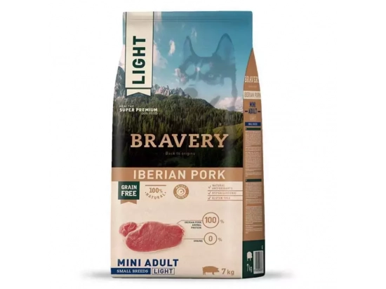 Фото - сухий корм Bravery (Бравері) Adult Mini Iberian Pork сухий корм для дорослих собак дрібних порід ІБЕРІЙСЬКА СВИНИНА