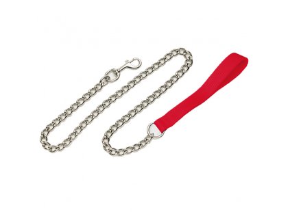 Фото - Coastal Titan Chain Dog Leash поводок для собак металлический, красный амуниция Coastal Titan Chain Dog Leash поводок для собак металлический, красный