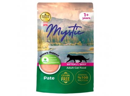 Фото - Mystic Cat Beef Pate влажный корм для кошек, ГОВЯДИНА, паштет влажный корм (консервы) Mystic Cat Beef Pate влажный корм для кошек, ГОВЯДИНА, паштет