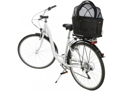 Фото 3 -  велоаксессуары Trixie Bicycle Basket сумка велосипедная для собак до 6 кг (13118)