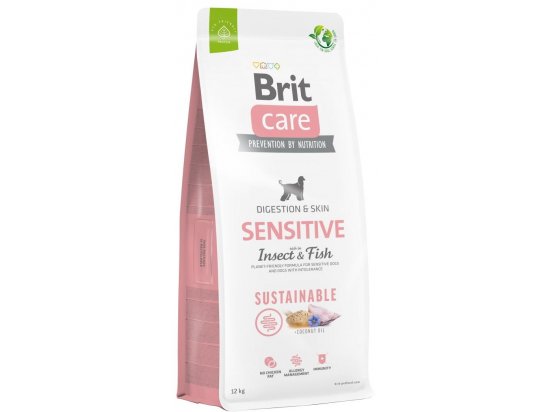 Фото - сухий корм Brit Care Dog Sustainable Sensitive Digestion & Skin Insect & Fish сухий корм для собак із чутливим травленням КОМАХИ та РИБА