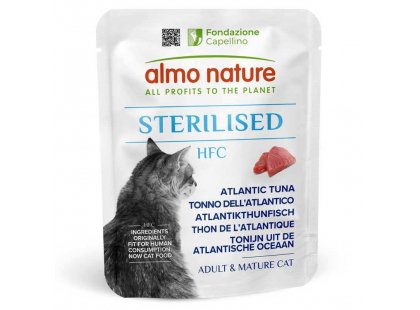 Фото - Almo Nature HFC Sterilised Atlantic Tuna влажный корм для кошек АТЛАНТИЧЕСКИЙ ТУНЕЦ влажный корм (консервы) Almo Nature HFC Sterilised Atlantic Tuna влажный корм для кошек АТЛАНТИЧЕСКИЙ ТУНЕЦ