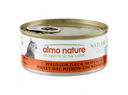 Фото 3 -  вологий корм (консерви) Almo Nature HFC Natural CHICKEN & PUMPKIN консерви для кішок КУРКА ТА ГАРБУЗ