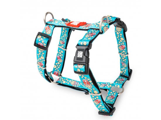 Фото - амуниция Max & Molly Urban Pets H-Harness шлея для собак Popcorn