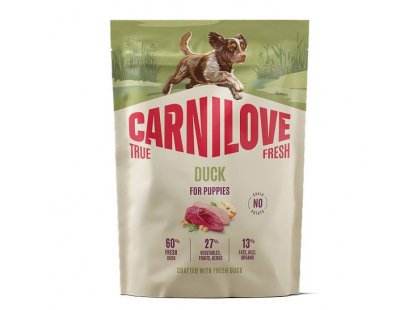 Фото 2 -  сухий корм Carnilove True Fresh Puppy Duck сухий беззерновий корм для цуценят КАЧКА