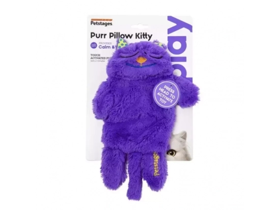 Фото 4 -  игрушки Petstages PURR PILLOW игрушка - подушка антиcтресс для кошек КОТ