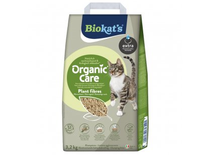 Фото - Biokat's Organic Care Extra рослинний наповнювач для котячого туалету наповнювачі Biokat's Organic Care Extra рослинний наповнювач для котячого туалету