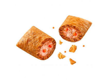 Фото 2 -  ласощі Wanpy Crunchy Pockets Salmon & Roe ласощі для котів ЛОСОСЬ та ІКРА
