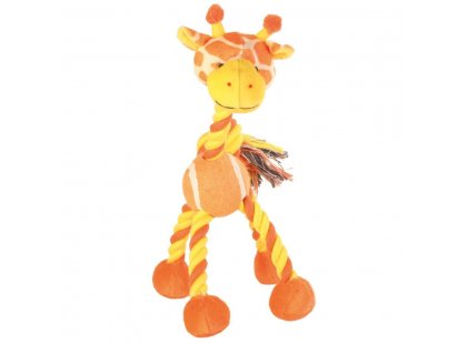 Фото - Trixie Giraffe іграшка для собак з тенісним м'ячем і мотузкою ЖИРАФ (3578) іграшки Trixie Giraffe іграшка для собак з тенісним м'ячем і мотузкою ЖИРАФ (3578)