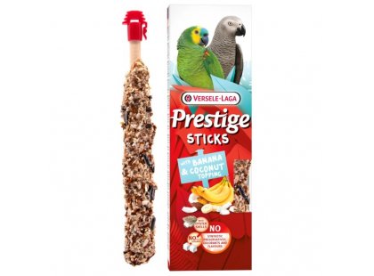 Фото - Versele-Laga Prestige Sticks Parrots Banana & Coconut topping лакомство для средних и крупных попугаев БАНАН И КОКОС лакомства для птиц Versele-Laga Prestige Sticks Parrots Banana & Coconut topping лакомство для средних и крупных попугаев БАНАН И КОКОС