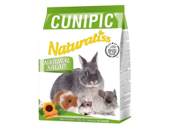 Фото - Cunipic (Куніпік) Naturaliss Natural Salad ласощі - салат для морських свинок, хом'яків та шиншил ласощі Cunipic (Куніпік) Naturaliss Natural Salad ласощі - салат для морських свинок, хом'яків та шиншил