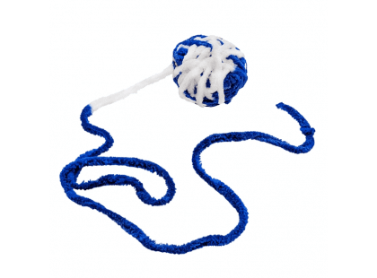 Фото - CattyMan Caddice Ball Long Tail игрушка для кошек МЯЧ ДЛИННЫЙ ХВОСТ, синий игрушки CattyMan Caddice Ball Long Tail игрушка для кошек МЯЧ ДЛИННЫЙ ХВОСТ, синий