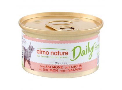 Фото - Almo Nature Daily MOUSSE SALMON консервы для кошек ЛОСОСЬ, мусс влажный корм (консервы) Almo Nature Daily MOUSSE SALMON консервы для кошек ЛОСОСЬ, мусс