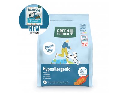 Фото - Green Petfood InsectDog HYPOALLERGEN ADULT сухий гіпоалергенний корм для собак на основі білка комах сухий корм Green Petfood InsectDog HYPOALLERGEN ADULT сухий гіпоалергенний корм для собак на основі білка комах