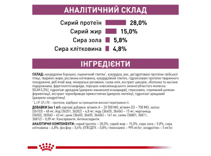 Фото 8 -  ветеринарні корми Royal Canin MOBILITY MC28 (МОБІЛІТІ) сухий лікувальний корм для котів від 1 року