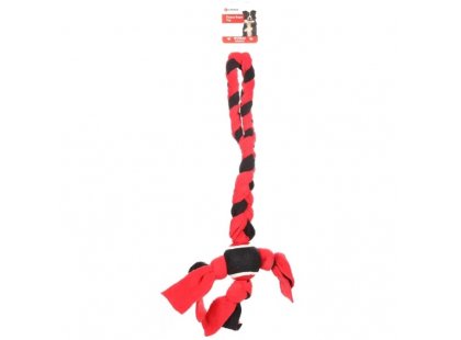 Фото 2 -  игрушки Flamingo Womas Fleece Rope With Ball игрушка для собак ВЕРЕВКА С МЯЧОМ