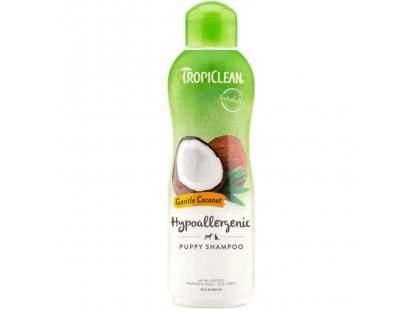 Фото - Tropiclean GENTLE COCONUT SHAMPOO гіпоалергенний шампунь для кошенят і цуценят щоденний догляд (шампуні, кондиціонери та інші засоби) Tropiclean GENTLE COCONUT SHAMPOO гіпоалергенний шампунь для кошенят і цуценят