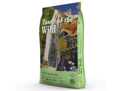 Фото 2 -  сухой корм Taste of the Wild ROCKY MOUNTAIN FELINE FORMULA - корм для кошек и котят с мясом жареной оленины и копченым лососем