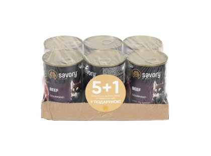 Фото - Savory (Сейвори) GOURMAND ВEEF влажный корм для взрослых собак (говядина) влажный корм (консервы) Savory (Сейвори) GOURMAND ВEEF влажный корм для взрослых собак (говядина)