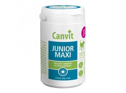 Фото 2 -  витамины и минералы Canvit Junior maxi (Джуниор макси) добавка для щенков и молодых собак крупных пород