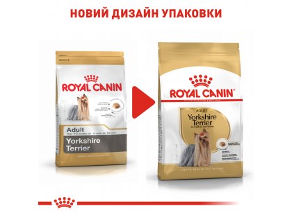 Фото 2 -  сухой корм Royal Canin YORKSHIRE TERRIER ADULT (ЙОРКШИР ТЕРЬЕР ЭДАЛТ) корм для собак от 10 месяцев