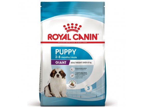 Фото - сухий корм Royal Canin GIANT PUPPY корм для цуценята гігантських порід від 2 до 8 місяців