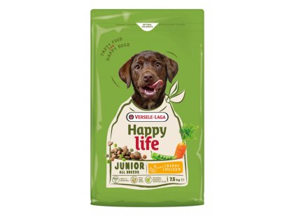 Фото 2 -  сухий корм Happy Life JUNIOR CHICKEN корм для цуценят всіх порід КУРКА