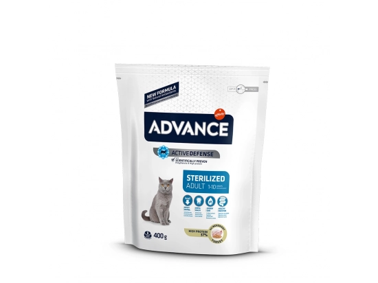 Фото - сухий корм Advance (Едванс) Cat Sterilized - корм для стерилізованих котів та кішок З ІНДИЧКОЮ